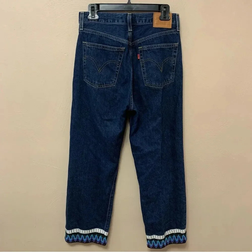 Levi’s x Anna Sui Trimmed Jeans Size 29 - Picture 7 of 11